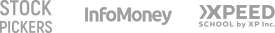 Logos Stock Pickers,  InfoMoney e Xpeed